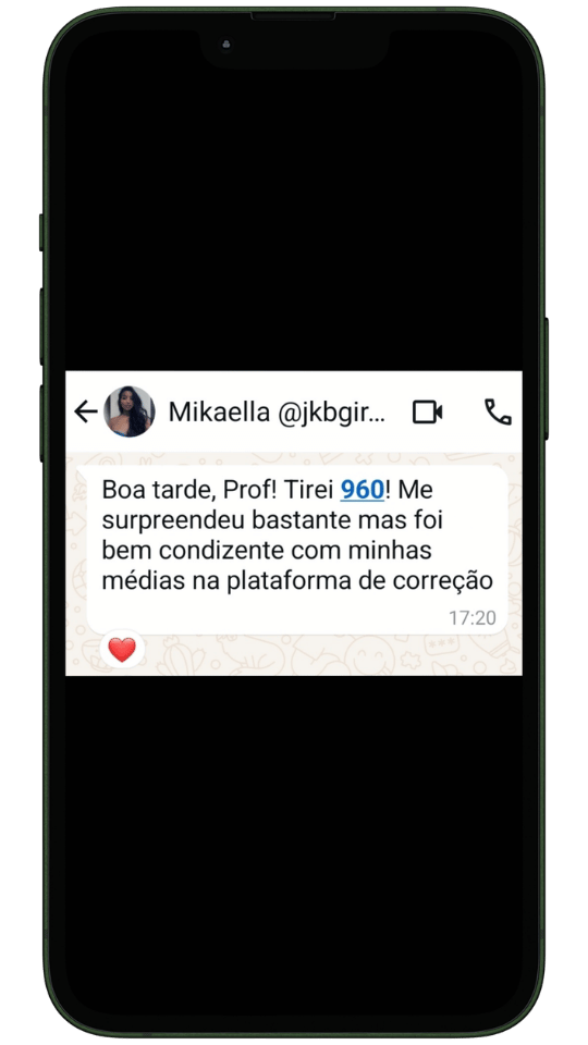 Depoimento de Mikaella