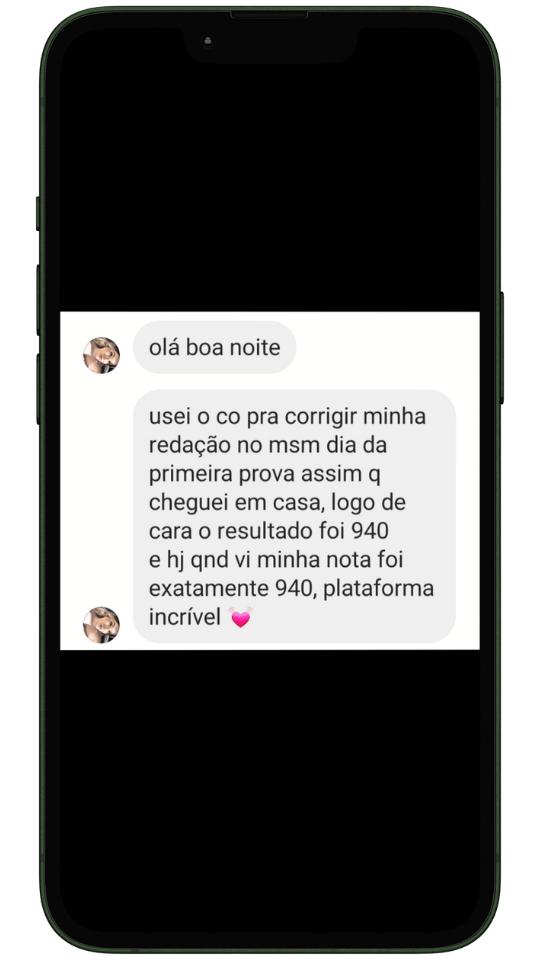 Depoimento de Aluna